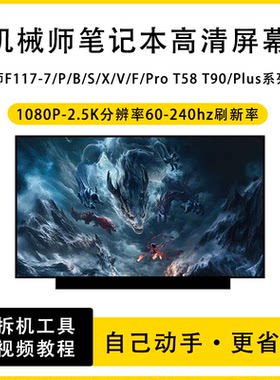 机械师F117-7/P/B/S/X/V/F/Pro T58 T90/Plus系列笔记本高清屏幕