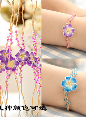 民族景区热卖饰品手工发鸡蛋花