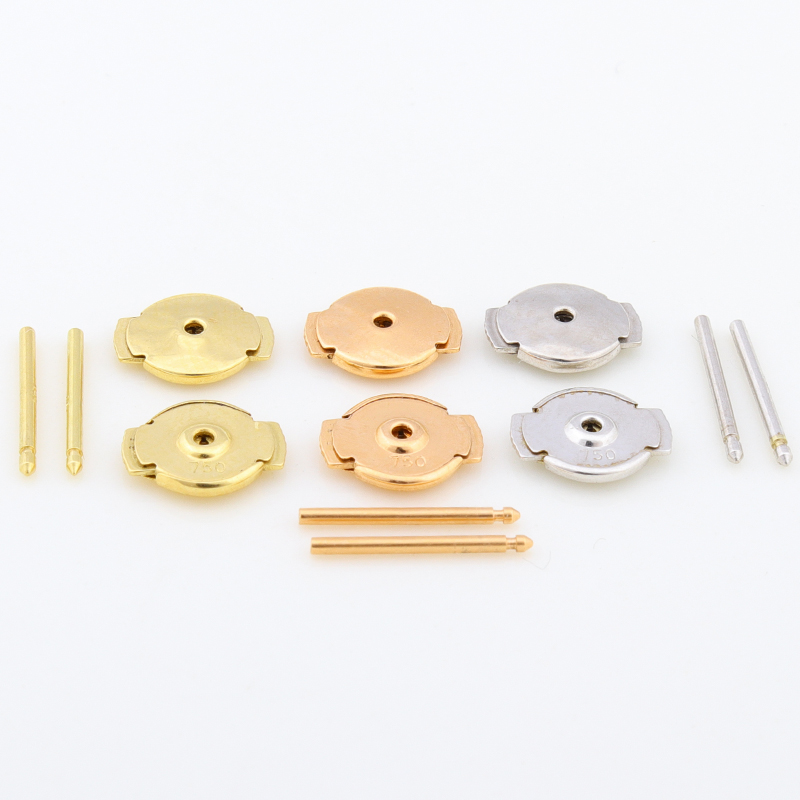 耳夹新款18K金飞碟套装弹簧配件