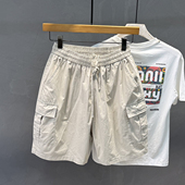 休闲短裤 纯棉美式 男士 工装 潮流宽松潮牌夏季 薄款 复古5五分裤 子