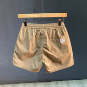 宽松健身弹力四分裤 运动短裤 男透气薄款 夏季 潮牌松紧腰休闲4分裤