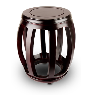 古筝凳子中式实木鼓凳成人儿童古筝专用琴凳单人专业弹琴古典圆凳