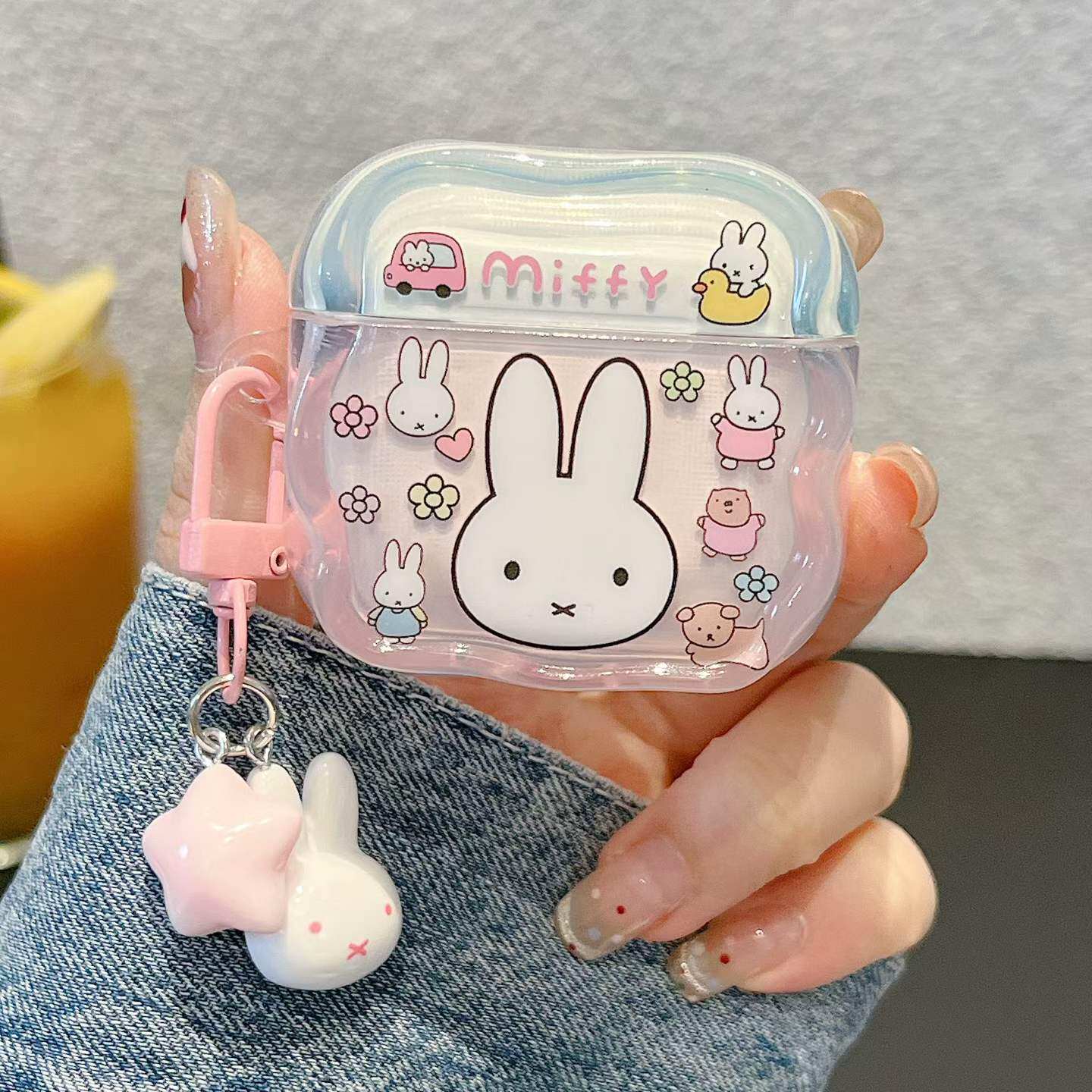 IMD耳机套可爱卡通米菲兔 适用于苹果耳机套AirPods 1/2代，2代pro，3代，4代，pro 3代