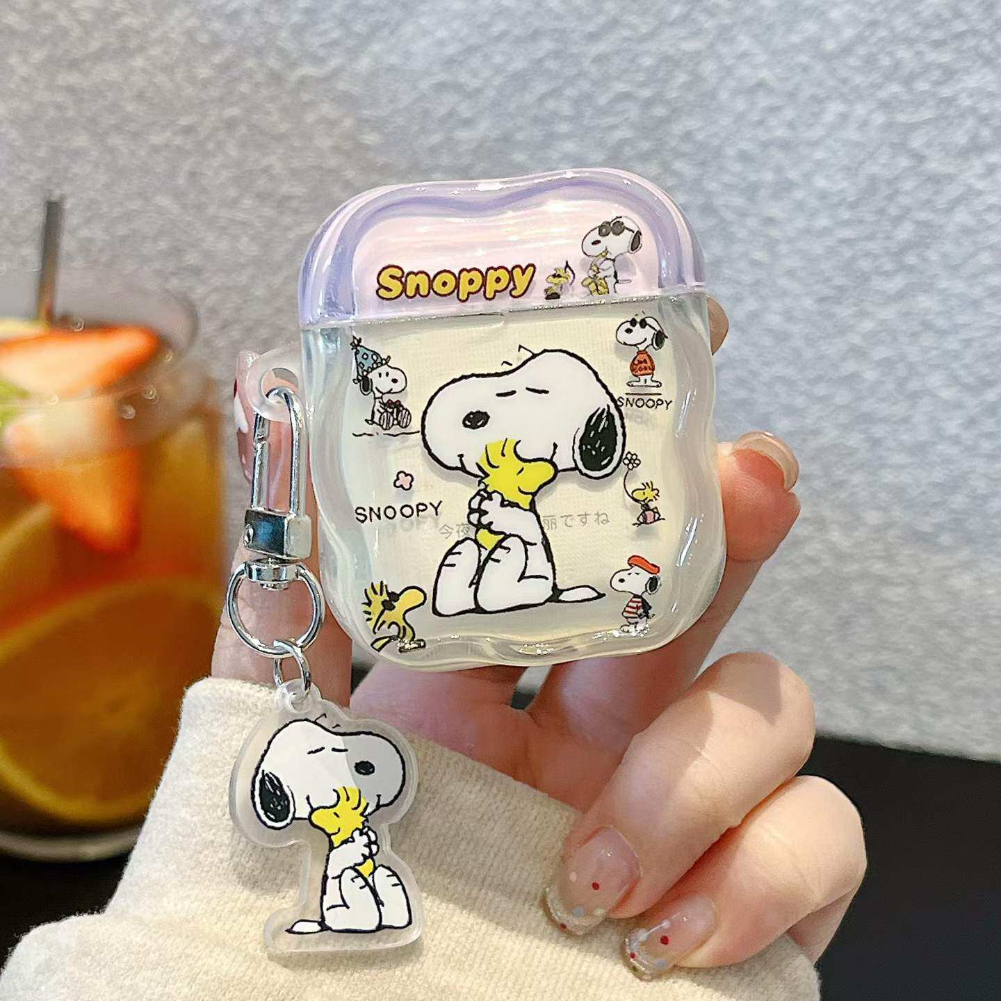 IMD耳机套可爱史努比狗狗适用于苹果耳机套AirPods 1/2代，2代pro，3代，4代，pro 3代