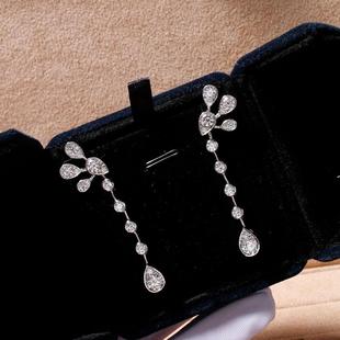 百万珠宝，约瑟芬晚宴耳环鹭羽加冕皇冠新娘婚礼满钻水滴钻石豪门