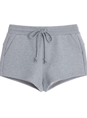 alr高品质正确版四色纯棉橡筋抽绳中低腰分割提臀设计卫裤短裤