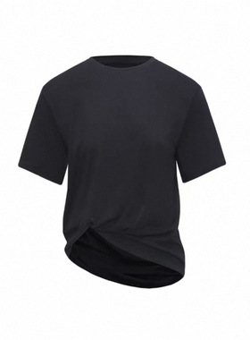 Rare高品质正确版下摆收腰宽松短袖T恤女