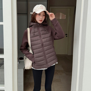 排骨羽绒棉服女2025新款薄款冬季新款连帽棉袄小个子棉衣轻薄外套