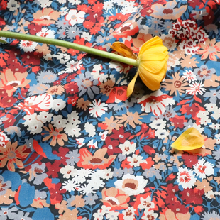 平替 Liberty利伯缇布料长纤棉婴童女服装衬衫连衣裙发饰手工面料