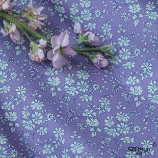 Capel小碎花 80支平替LIBERTY长绒全棉印花布料面料数码女服装童