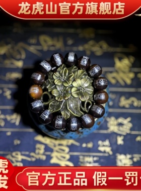 雷击枣木玉化料雷祖15符木制手串
