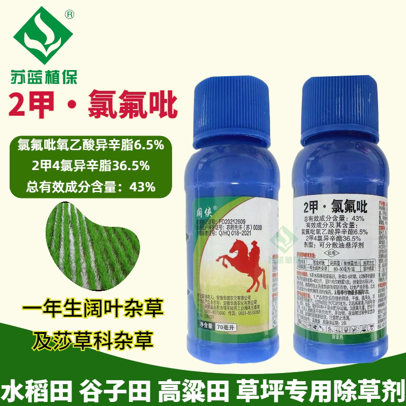 2甲氯氟吡 水稻小麦田阔叶杂草水花生草坪专用阔叶草除草剂