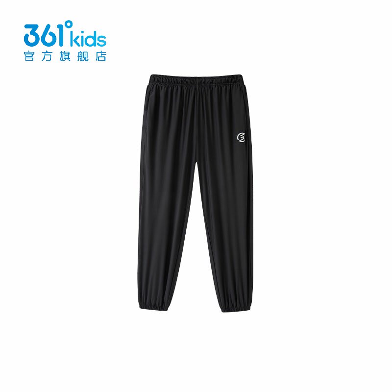 361°男童针织长裤冰感新品2026秋夏束脚童裤速干运动裤K52631511图片