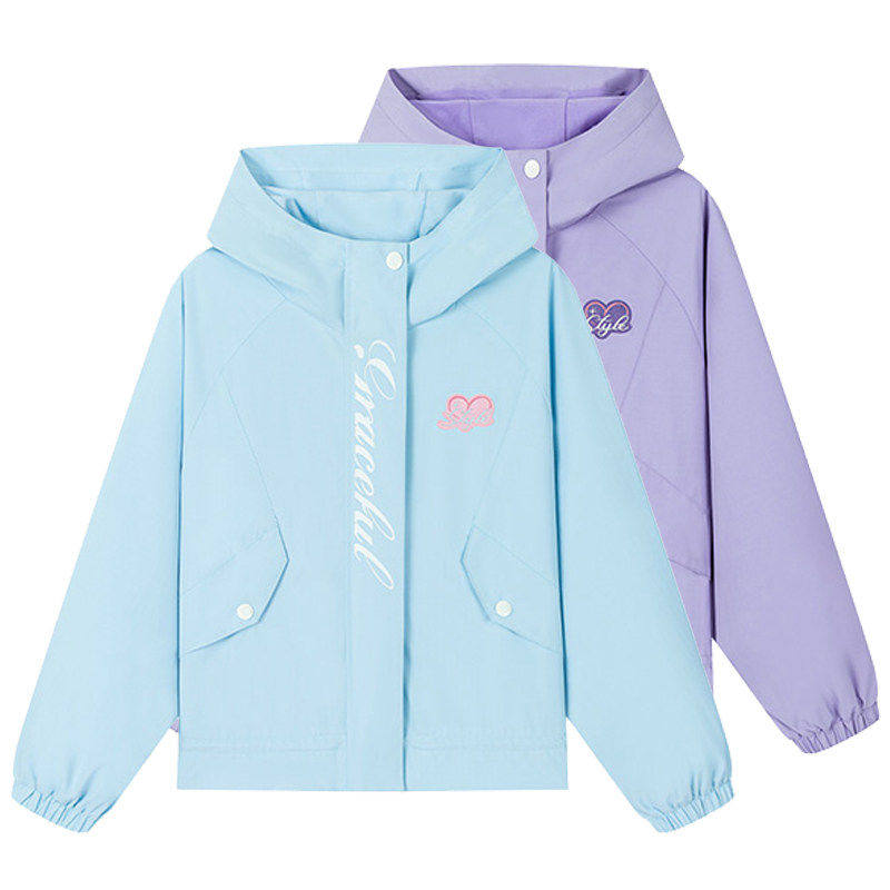 361度女童加绒外套连帽新品2026春秋加厚上衣儿童运动服K62613603,童装/婴儿装/亲子装,普通外套,淘宝优惠券,粉丝福利购,淘宝优惠卷