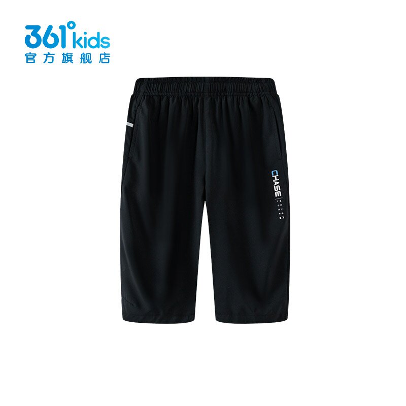 361°男童梭织七分裤速干新品裤子