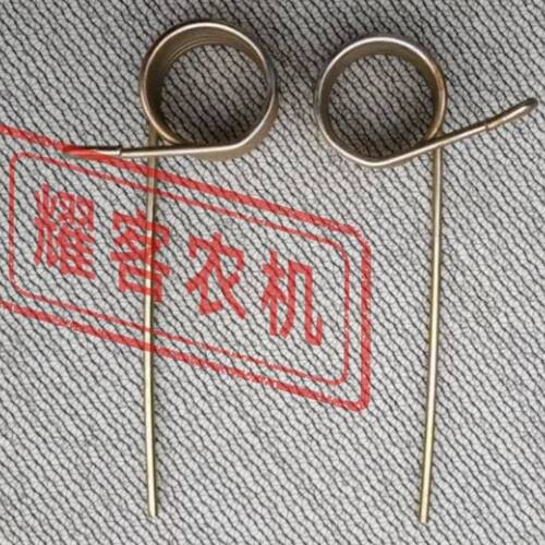 康达免耕播种机配件涨紧轮左右扭簧一对涨紧轮簧