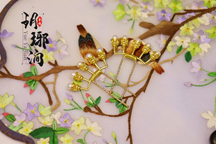 【玥琊涧】BJD三分娃用发簪 珍珠发排 五孔排簪