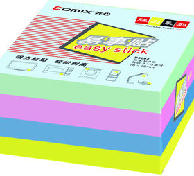 Comix齐心D5005 四色混装记事/报事/告事贴/便利贴