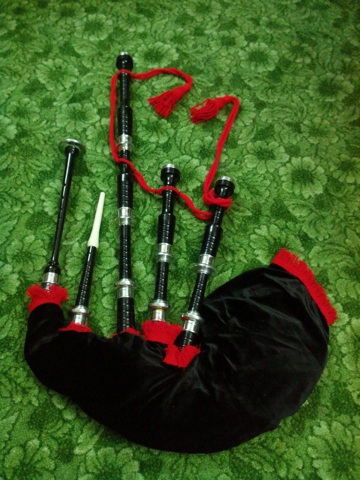 英国苏格兰风笛紫檀黑银专业高地风笛bagpipes乐器dudelsack