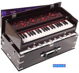 印度进口旅行者印度手风琴 便携式42键Harmonium冥想唱诵疗愈乐器