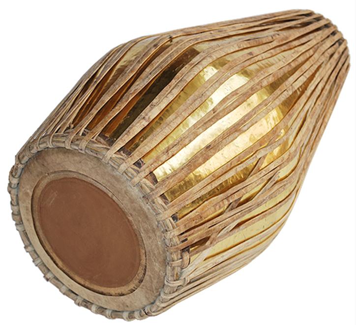 印度密当迦鼓 咚咯鼓黄铜制Khol手鼓密当伽鼓手工乐器全尺寸