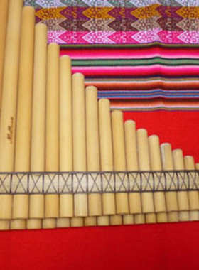 秘鲁进口 潘笛 排箫 37管 Panflute 潘排萧 印第安排笛 专业乐器