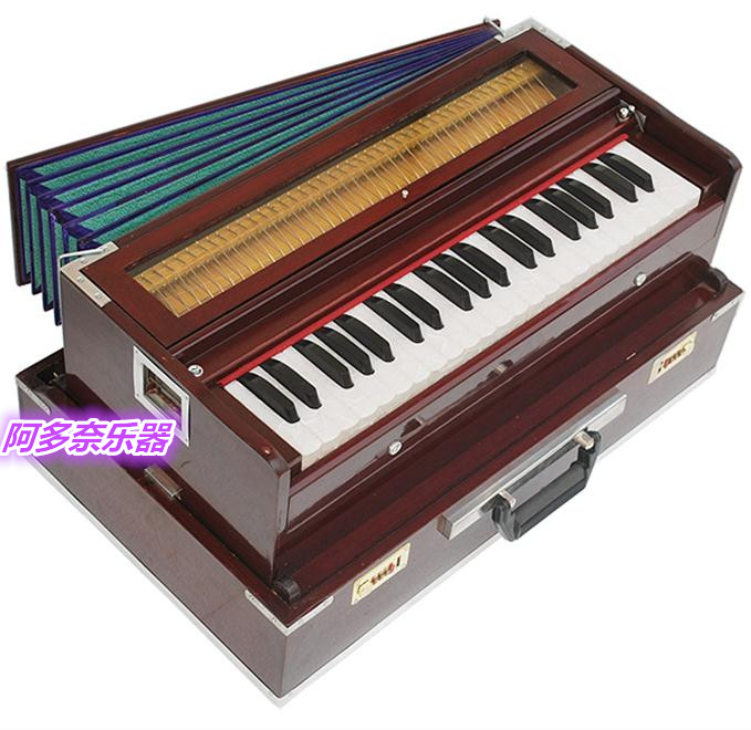印度进口 Harmonium 印度风琴 便携式旅行风琴 演唱会质量 小钢琴
