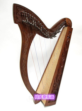美国进口乐器 竖琴 29弦 Harp 爱尔兰凯尔特吟游诗人竖琴 好质量