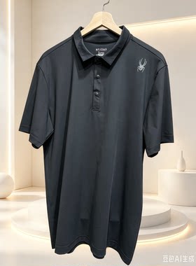 SPYDER蜘蛛春夏男子URBAN LIFE透气休闲运动POLO衫T恤冰感速干