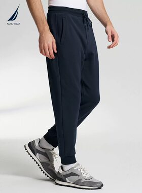 NAUTICA/诺帝卡男装秋冬混纺磨毛亲肤柔软加绒保暖卫裤KO3409