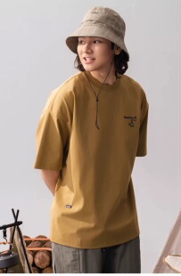 nautica白帆 Go Out杂志联合出品 中性凉感露营印花短袖T恤TW5121