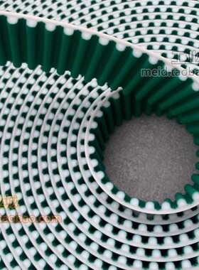 TPU内有镶钢丝芯PAZ同步带S5M 8M AT5 T20 XL XH T10齿面包布NFT