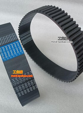 JINLONG橡胶同步带384 400 456 520 568 600 680 712 776 HTD-8M