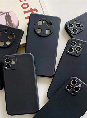 适用OPPO A6S A6C 一加Turbo6 k13Turbopro简约黑 磨砂 镜头防摔保护套手机壳