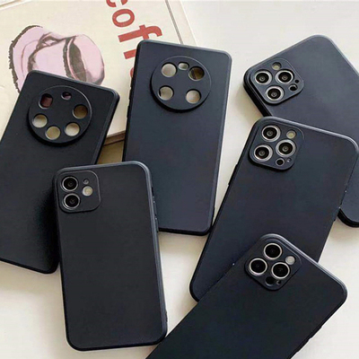 适用OPPO RENO15 RENO15C K13S K13X reno15pro简约黑 磨砂 镜头防摔保护套手机壳