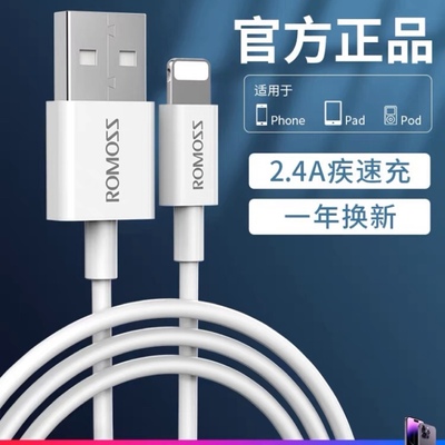 usb数据线罗马仕iphone