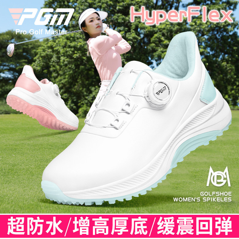 PGM高尔夫球鞋防水旋钮增高女鞋图片