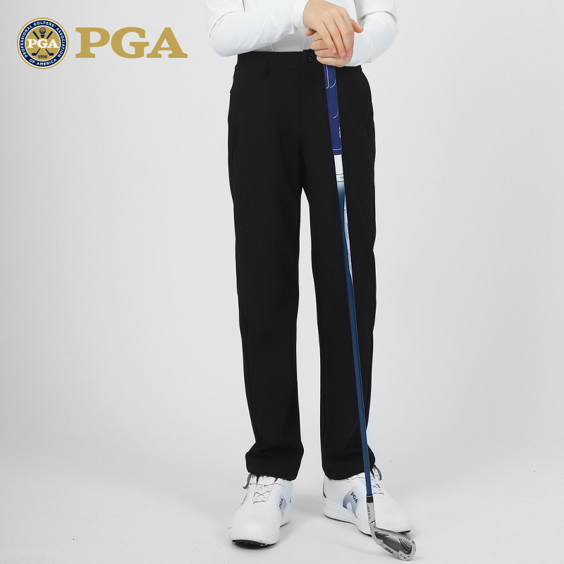 美国PGA儿童高尔夫长裤男童服装青少年春夏季儿童加厚运动球裤