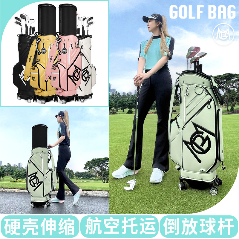 PGM高尔夫球包硬壳航空托运球包图片