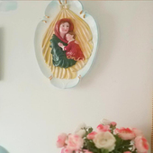 欧式 亲子浮雕墙饰慈母抱小孩挂饰壁挂玄关餐厅房间墙壁挂饰壁饰