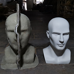 硅胶翻模代工手办原型复模玻璃钢模具水泥制品花盆石膏人物动物