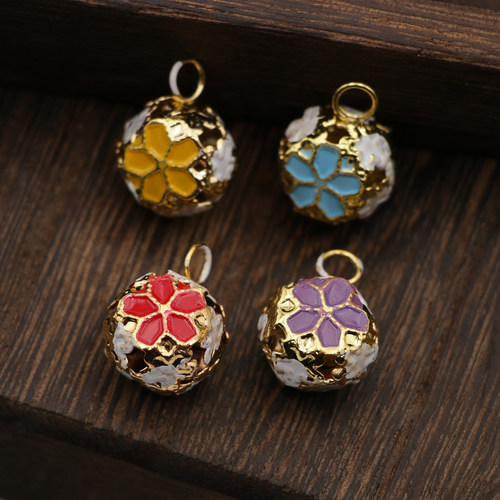 铃铛1.4厘米景泰蓝镂空儿童配件