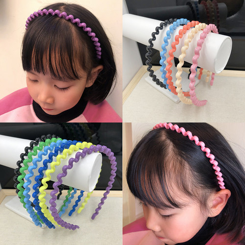 发箍女百搭外出儿童波浪头箍饰品