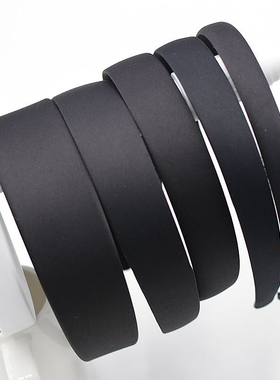 diy手工制作发箍配件宽边窄边包布艺头箍材料包黑色韩版发饰发圈