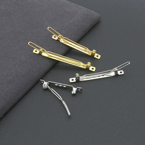 DIY金色银色青蛙夹防滑发夹