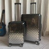 外贸出口加拿大外置拉杆旅行箱20登机箱28寸大旅行箱PC防摔行李箱