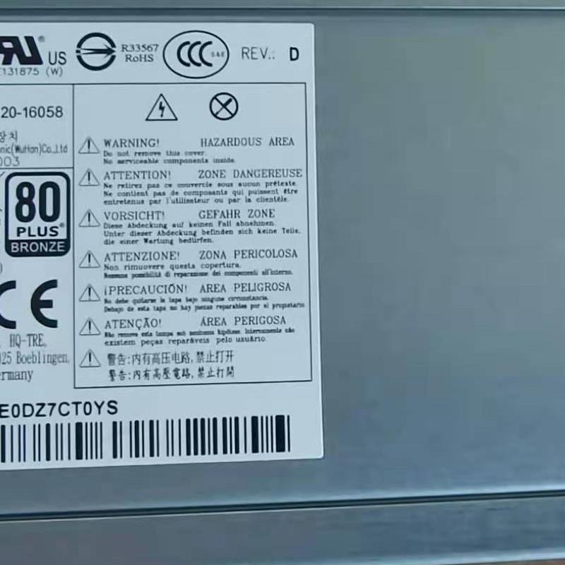 285Pro 600 800 G3电源310W PCH023 D16-180P2A L08261-002
