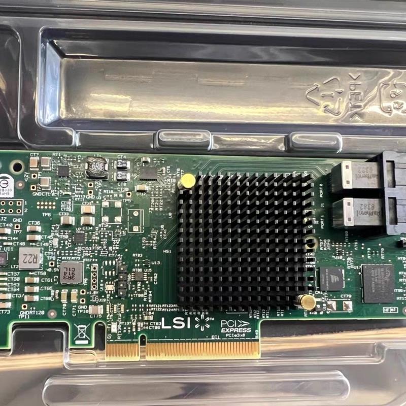 原装LSI 9311-8I 9300-8i SAS3008直通卡12Gb SAS RAID 扩展卡