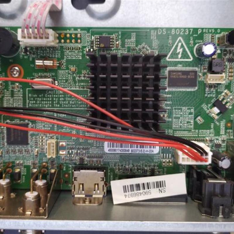 拆机海康4路DS-7804HGH-F1/M 混合硬盘录像机主板DS-80237_OSP