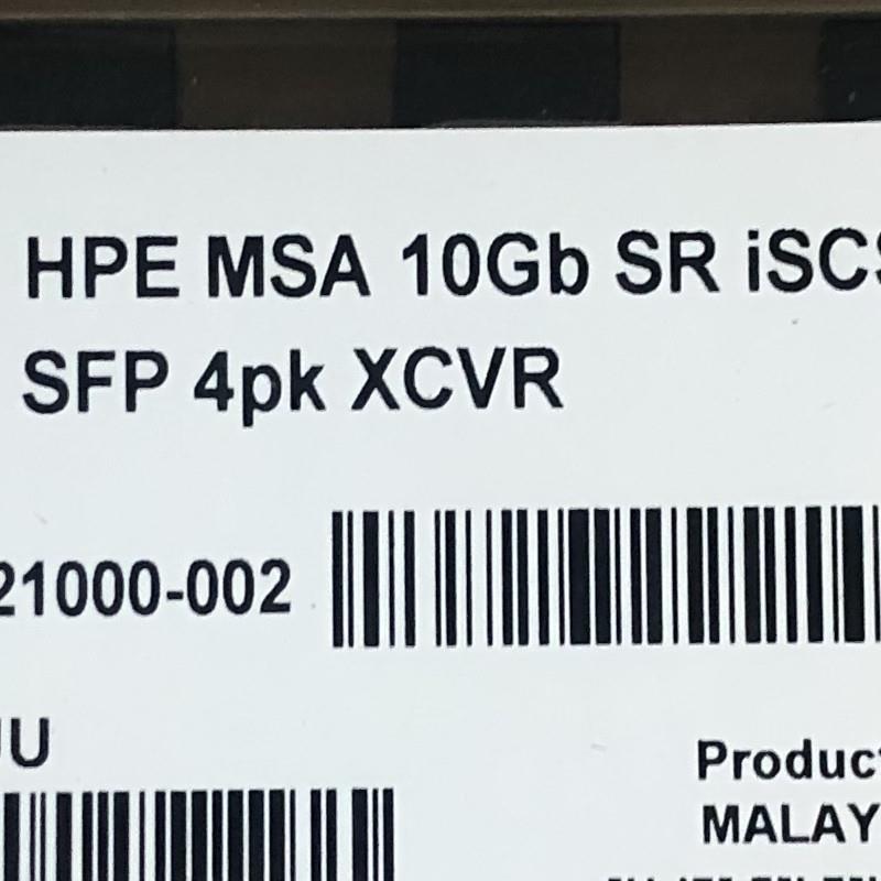 HPE C8R25B 721000-002 MSA2050 10GB SR iSCSI 万兆光模块